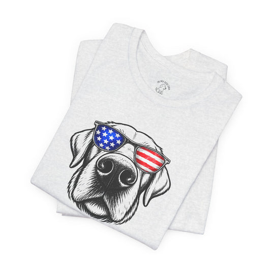 Red, White & BOOP Yellow Labrador Retriever T-Shirt