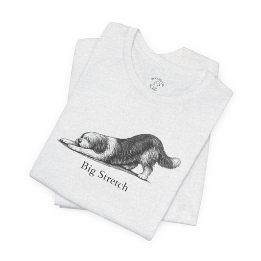 Big Stretch Bearded Collie T-Shirt