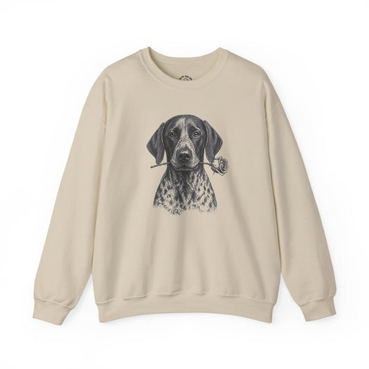 German Shorthaired Pointer GSP Rose Collection Sweatshirt