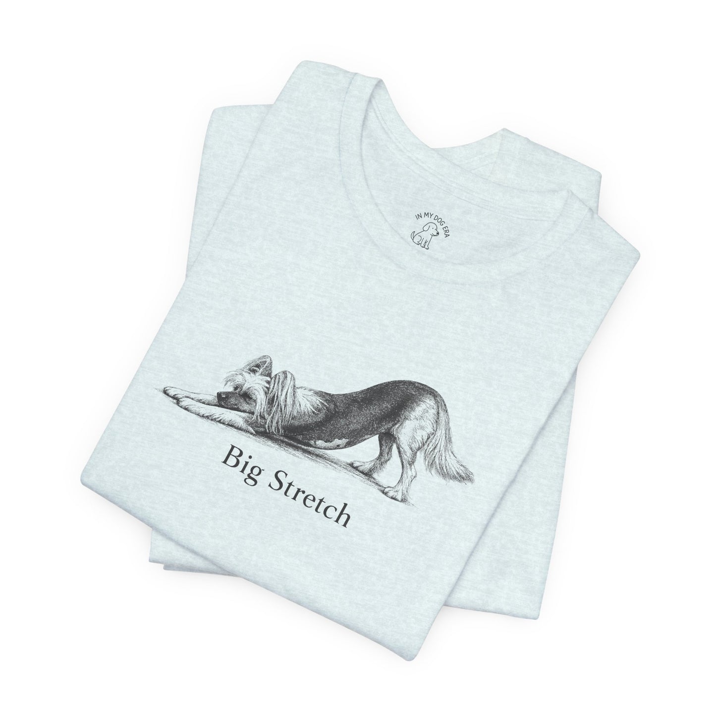 Big Stretch Chinese Crested Dog T-Shirt