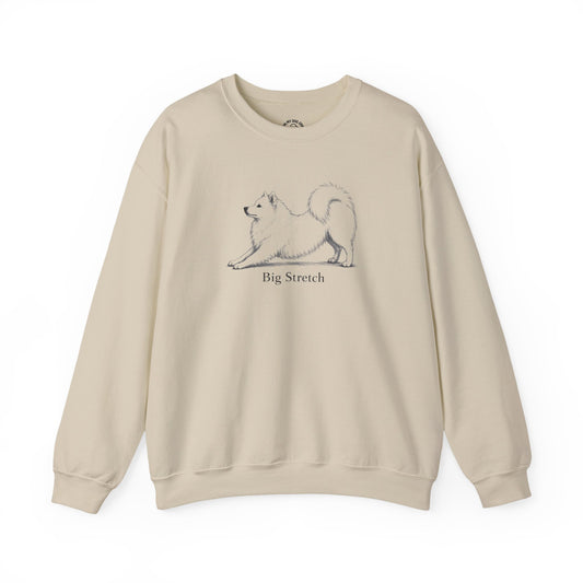 Big Stretch American Eskimo Dog Sweatshirt