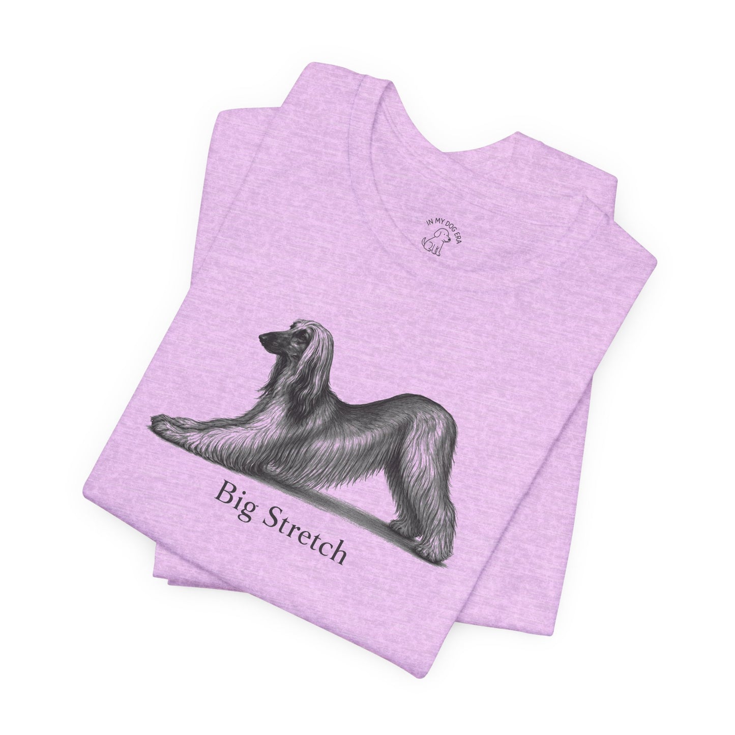 Big Stretch Afghan Hound T-Shirt