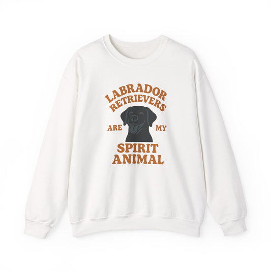 Black Lab Labrador Retrievers Are My Spirit Animal Sweatshirt