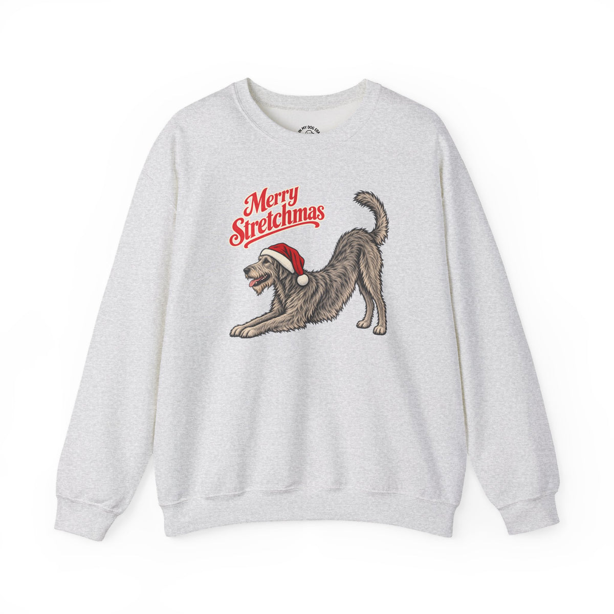 Irish Wolfhound Christmas Sweatshirt | Merry Stretchmas