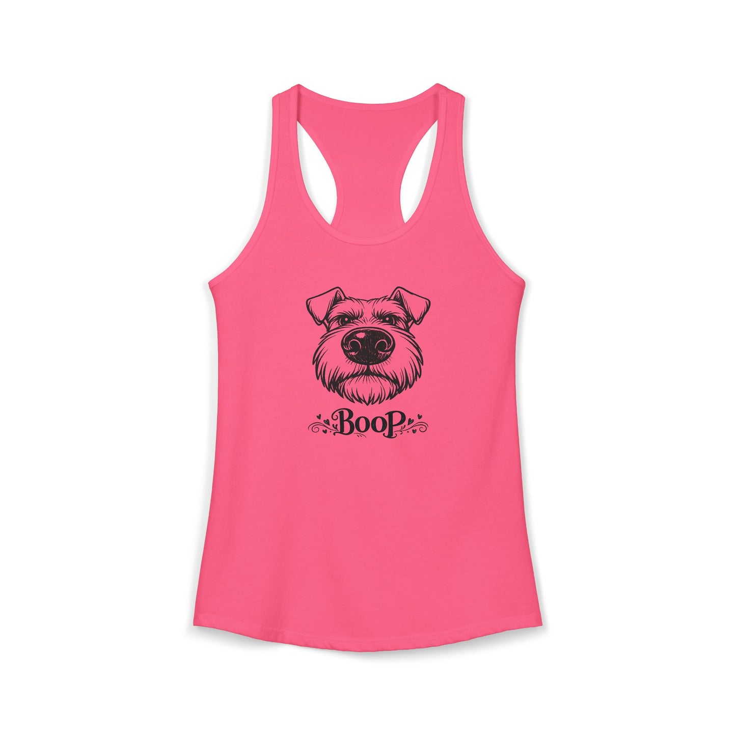BOOP Schnauzer - Women's Racerback Tanktop