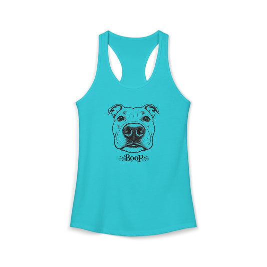 BOOP American Staffordshire Terrier - Women's Racerback Tanktop