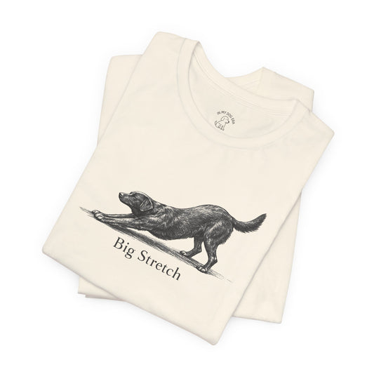 Big Stretch Black Labrador Retriever T-Shirt