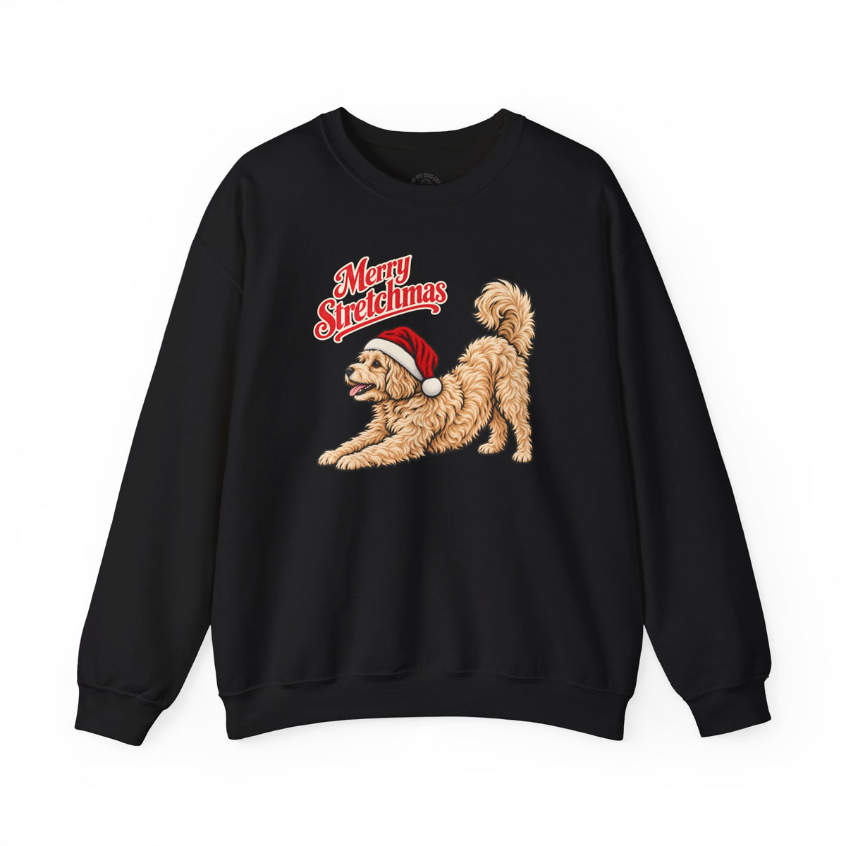 Maltipoo Christmas Sweatshirt | Merry Stretchmas
