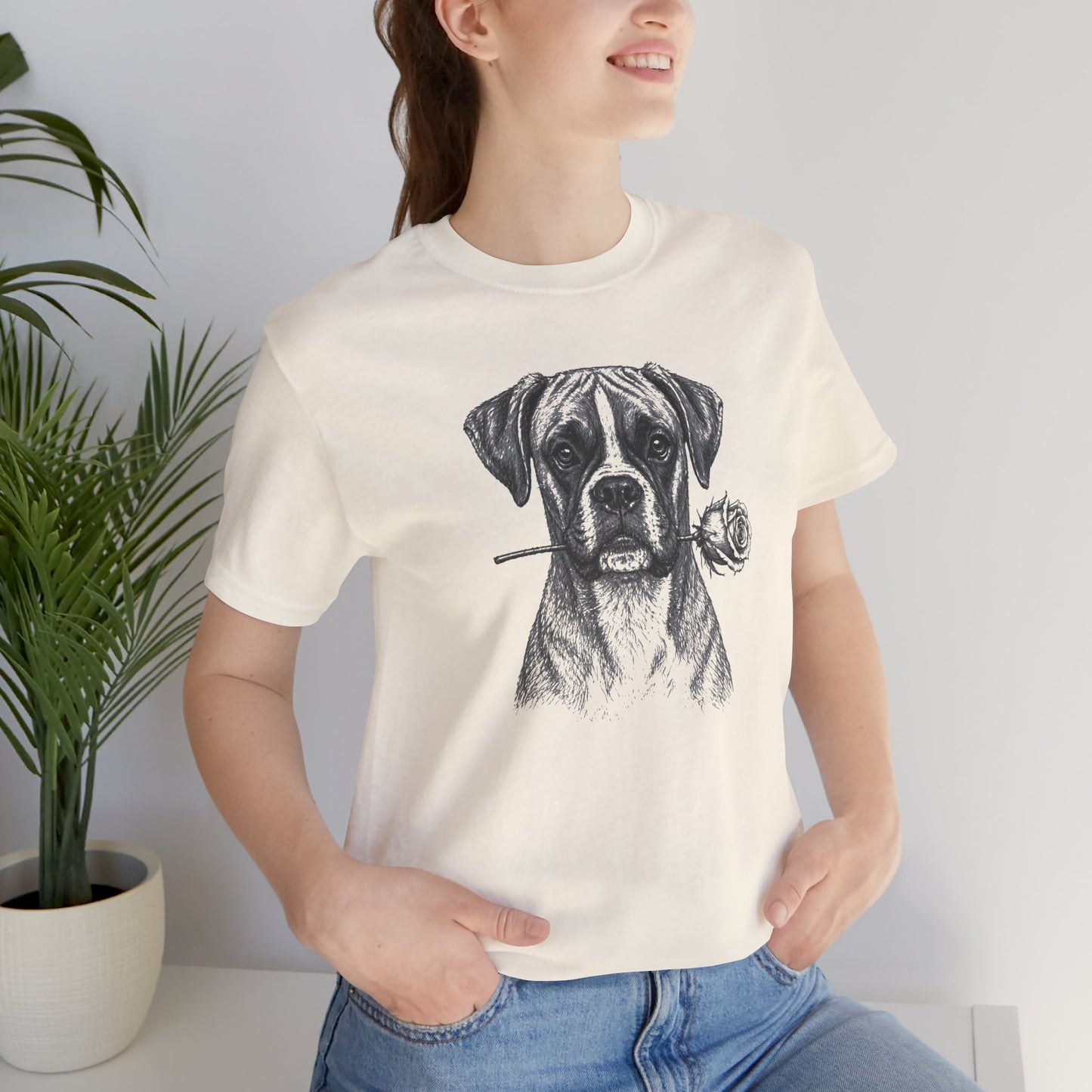 Boxer Rose Collection T-Shirt