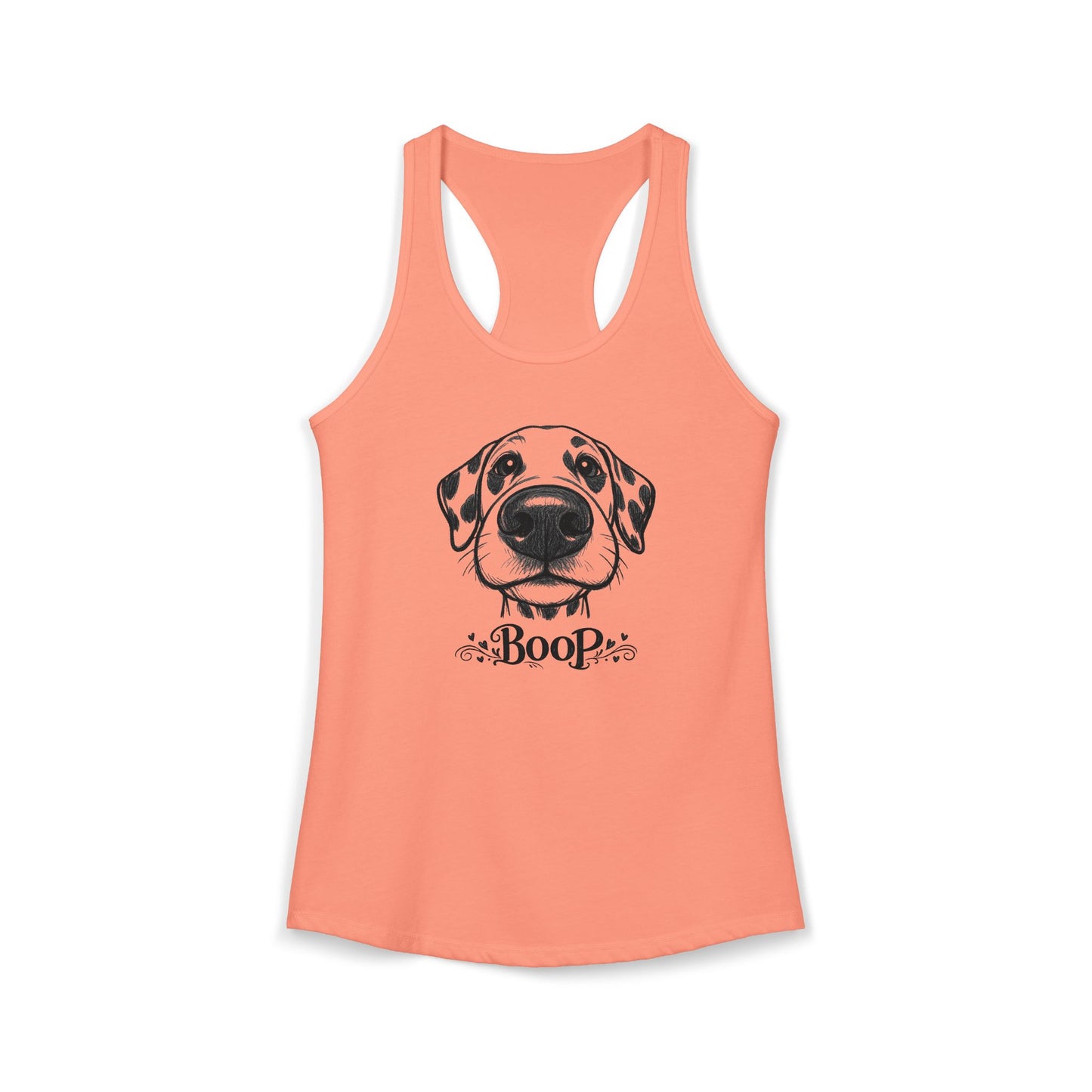 BOOP Dalmatian - Women's Racerback Tanktop