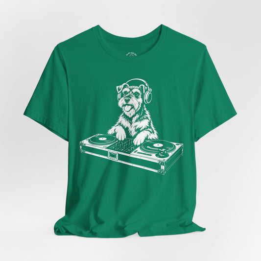 Miniature Schnazuer DJ T-Shirt