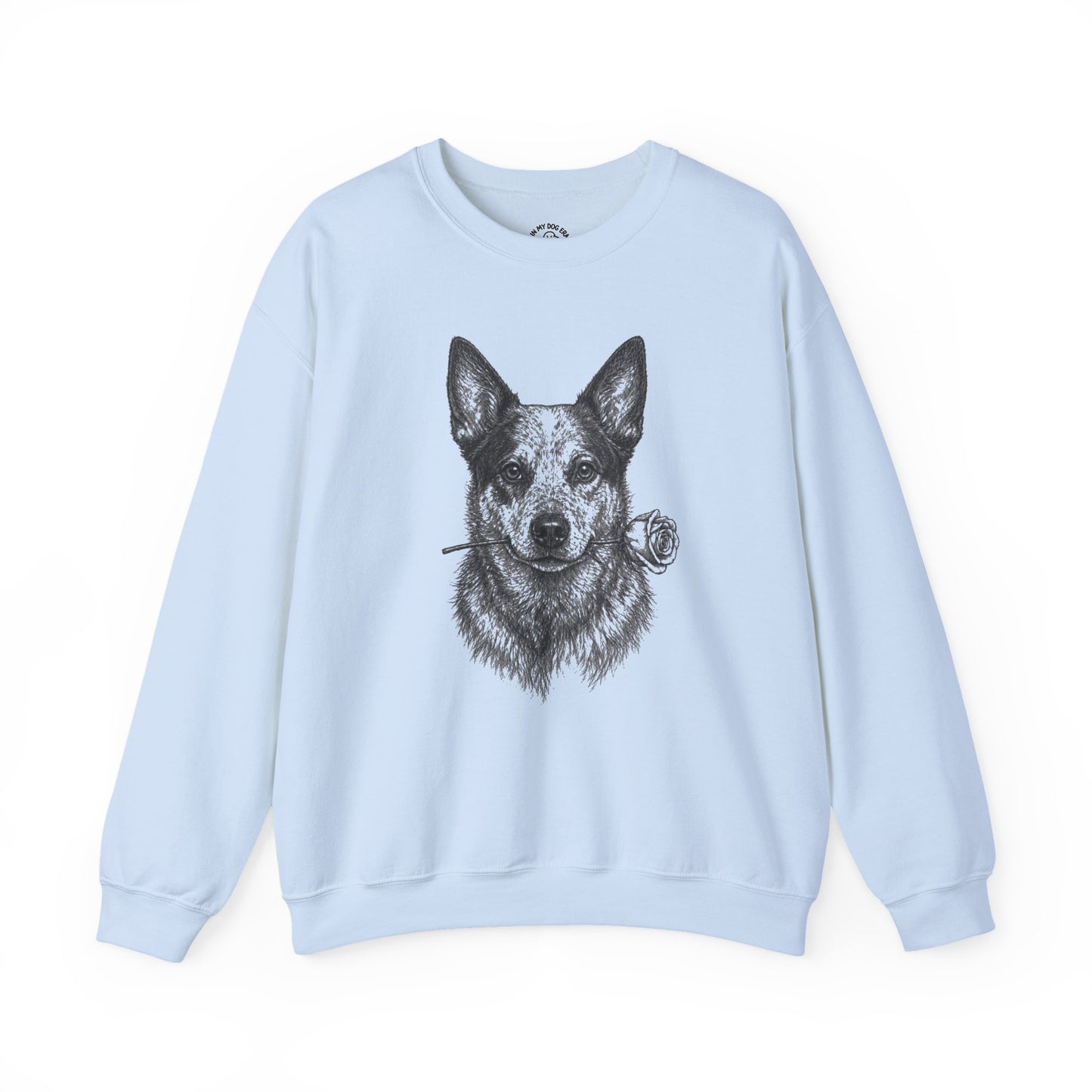 Australian Cattle Dog Heeler Rose Collection Sweatshirt