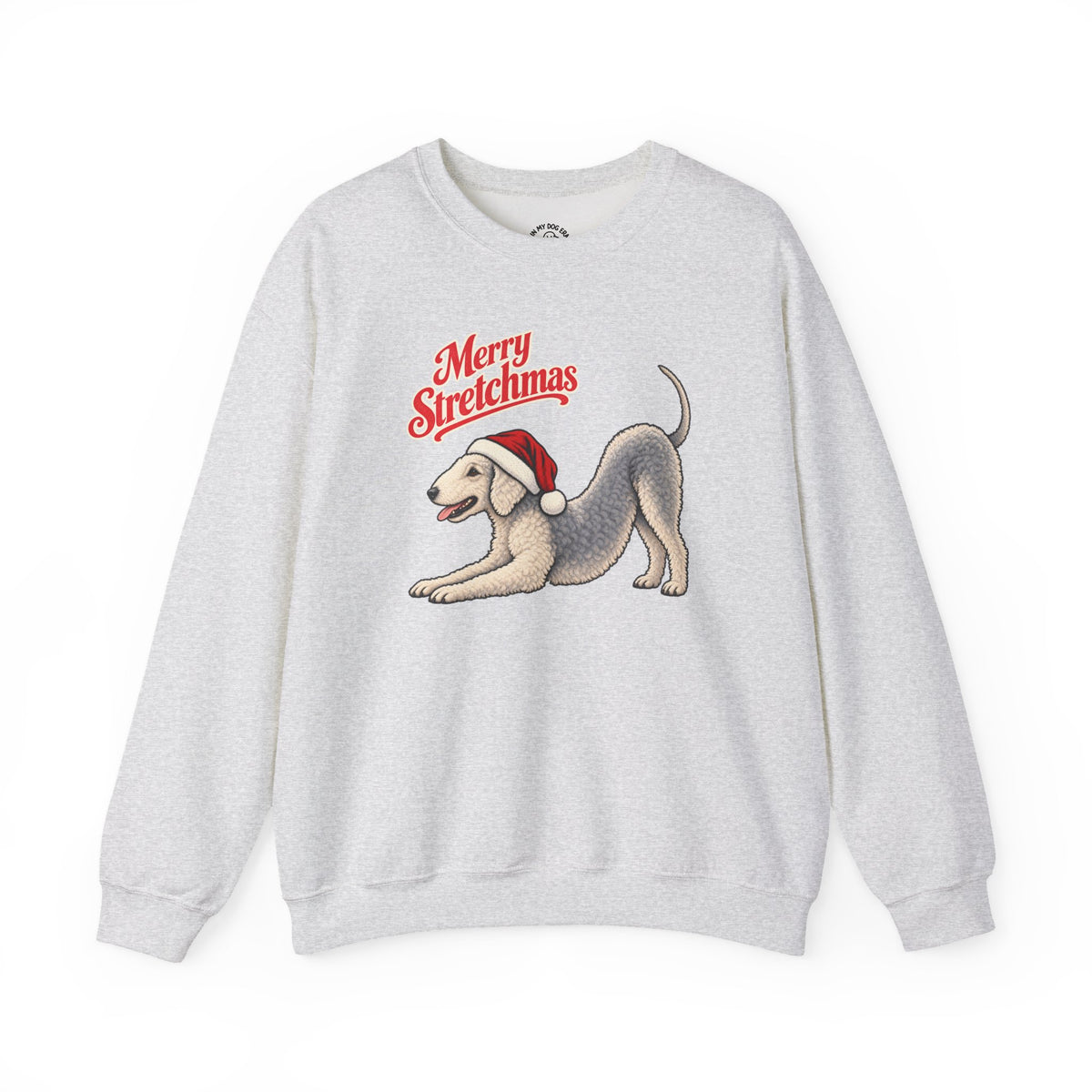 Bedlington Terrier Christmas Sweatshirt | Merry Stretchmas