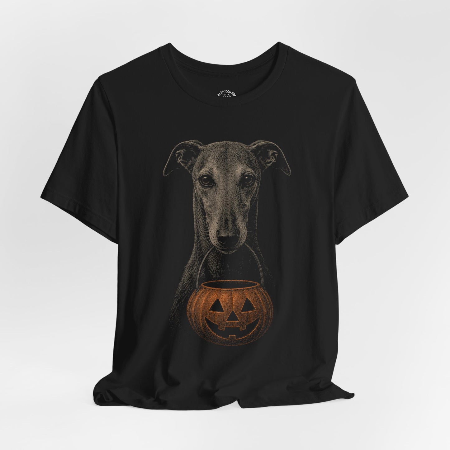 Greyhound Halloween T-Shirt – Boop or Treat