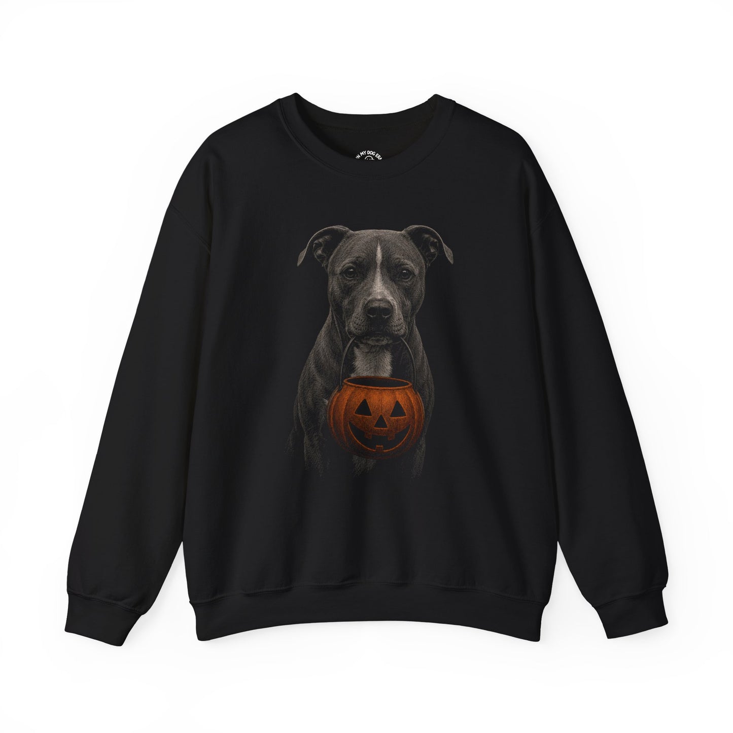 Pit Bull Halloween Sweatshirt – Boop or Treat