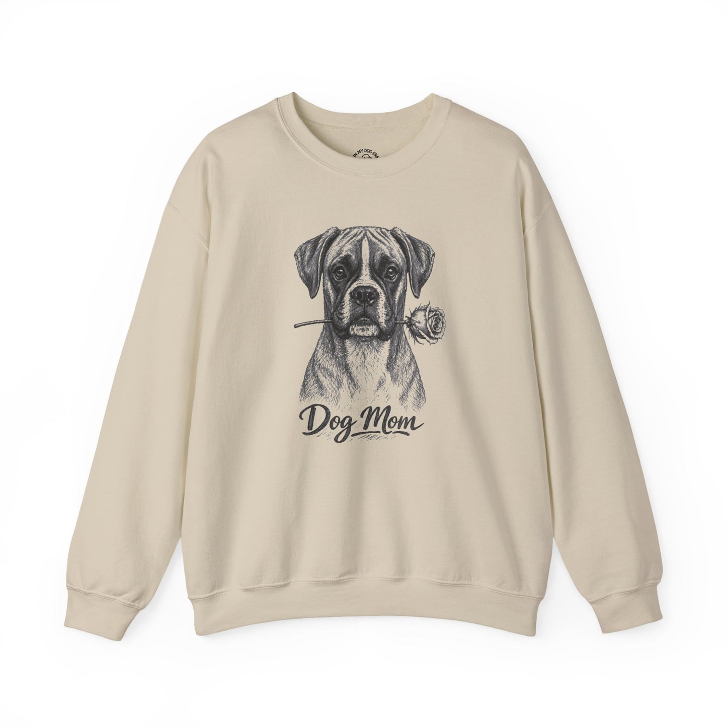 Boxer Dog Mom Sweatshirt (Rose Collection)