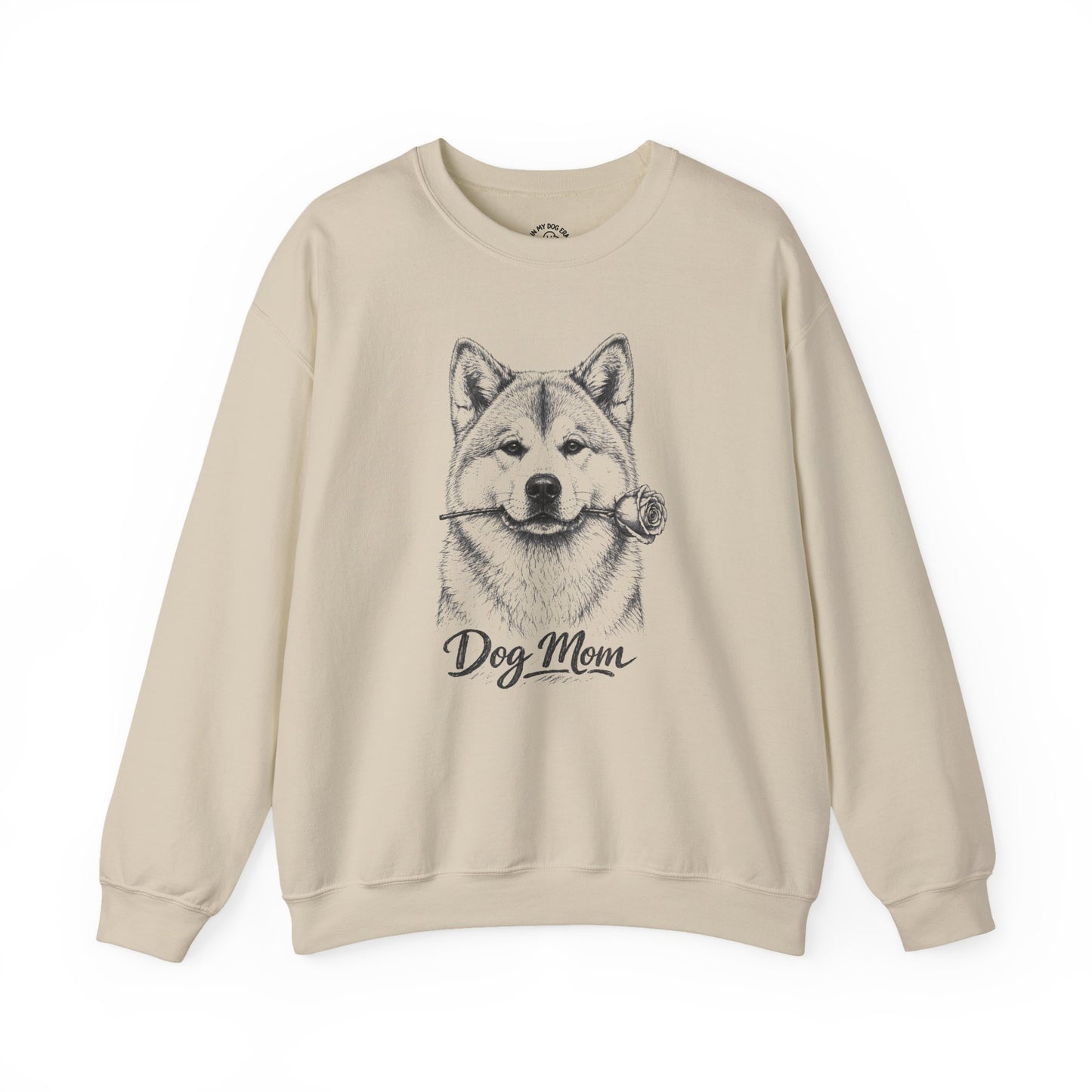 Akita Dog Mom Sweatshirt (Rose Collection)