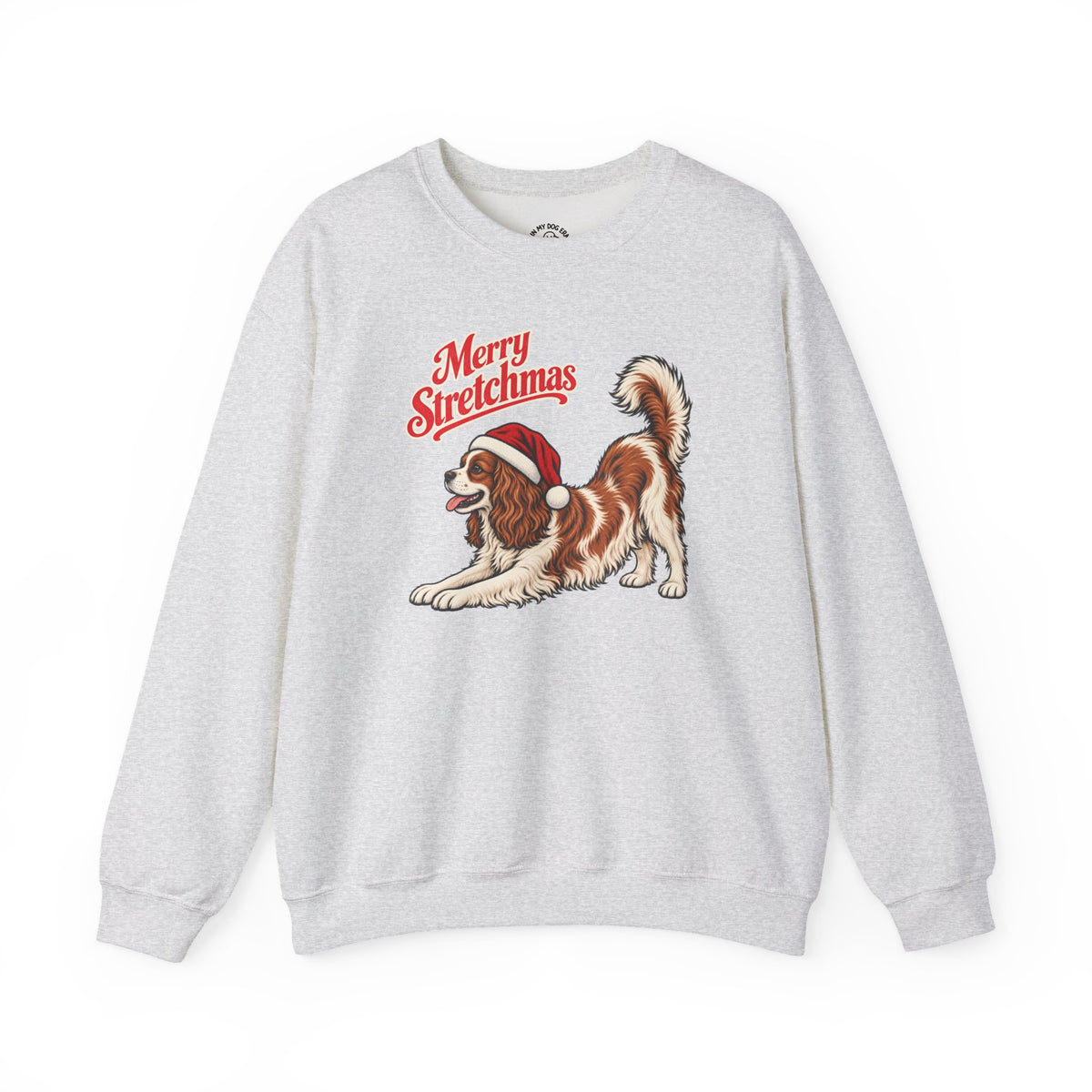 Cavalier King Charles Spaniel Christmas Sweatshirt | Merry Stretchmas