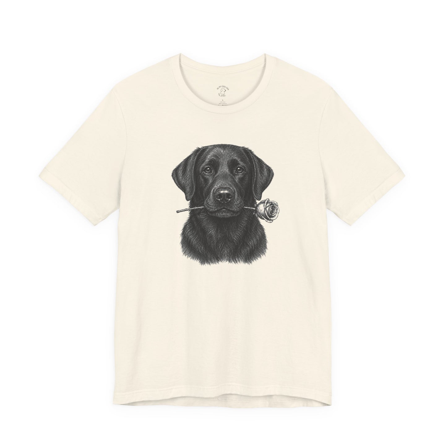 Black Labrador Retriever Rose Collection T-Shirt
