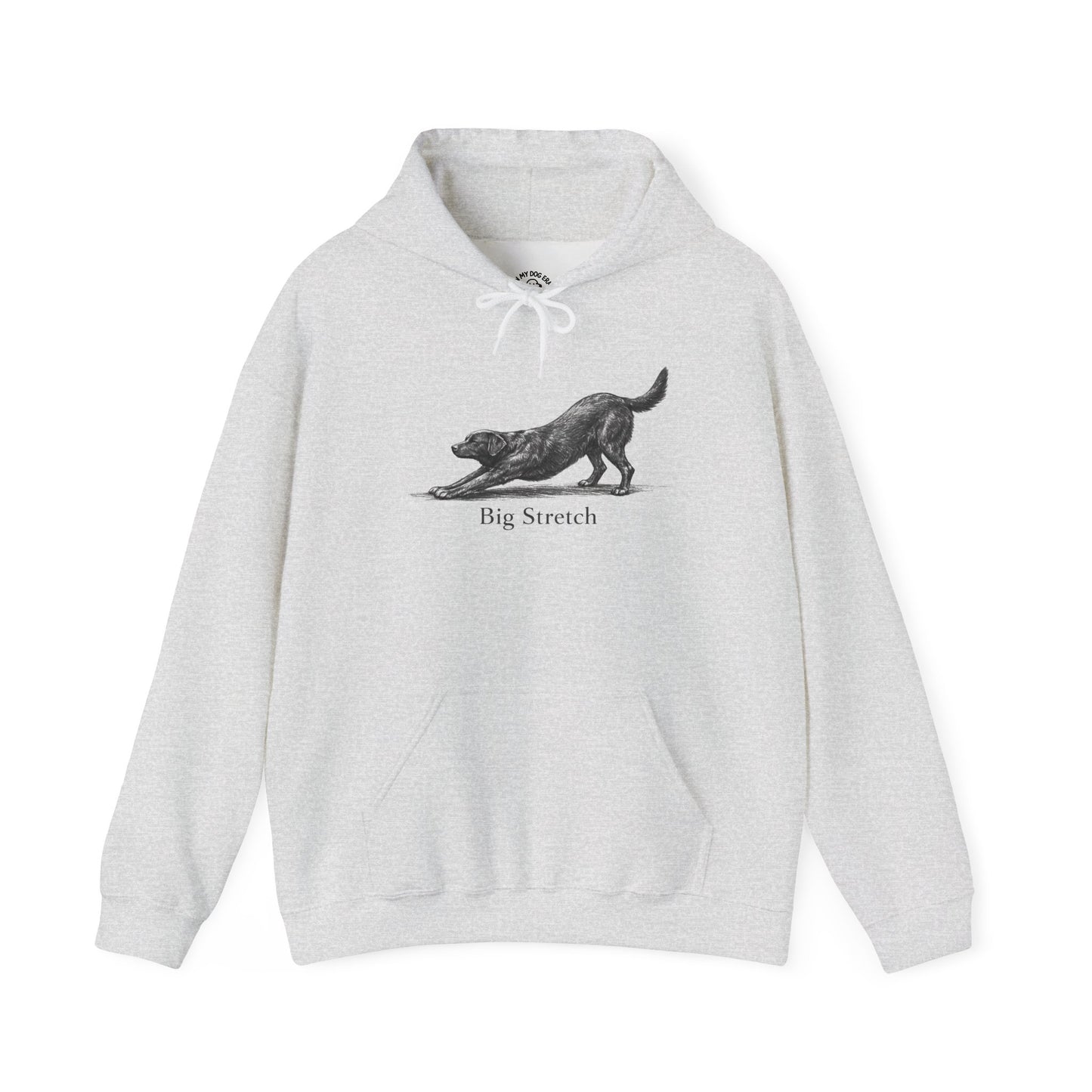 Big Stretch Black Labrador Retriever - Hoodie