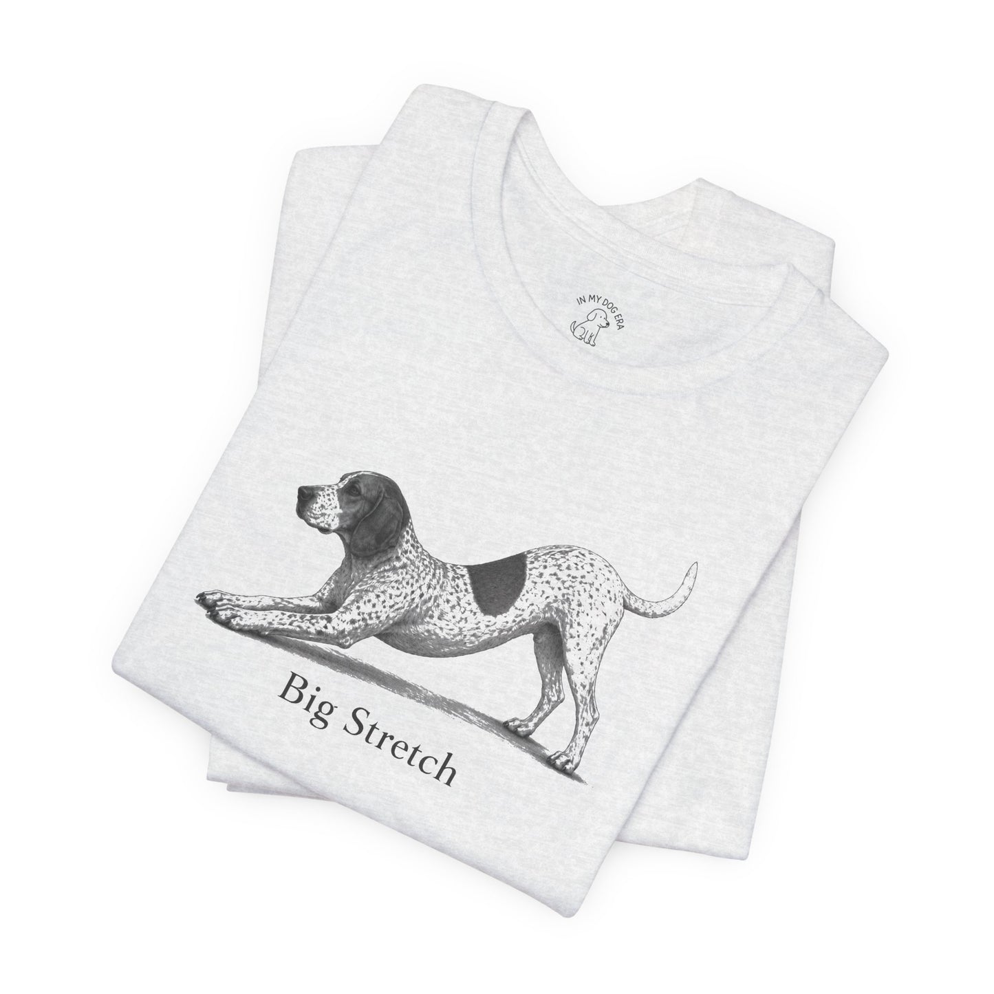 Big Stretch American English Coonhound T-Shirt (Red Tick Coonhound)