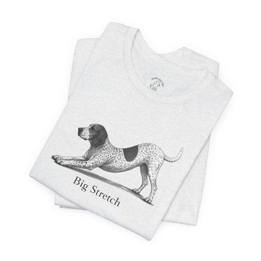Big Stretch American English Coonhound T-Shirt (Red Tick Coonhound)