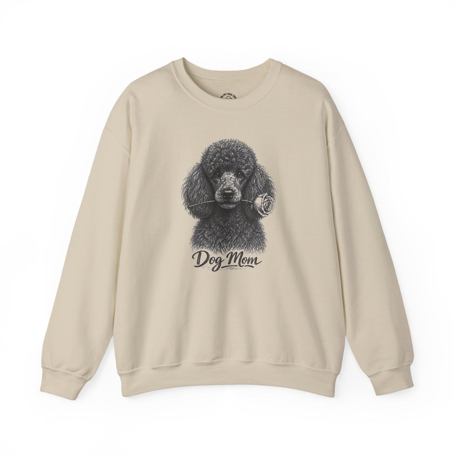 Poodle Dog Mom Sweatshirt (Rose Collection)