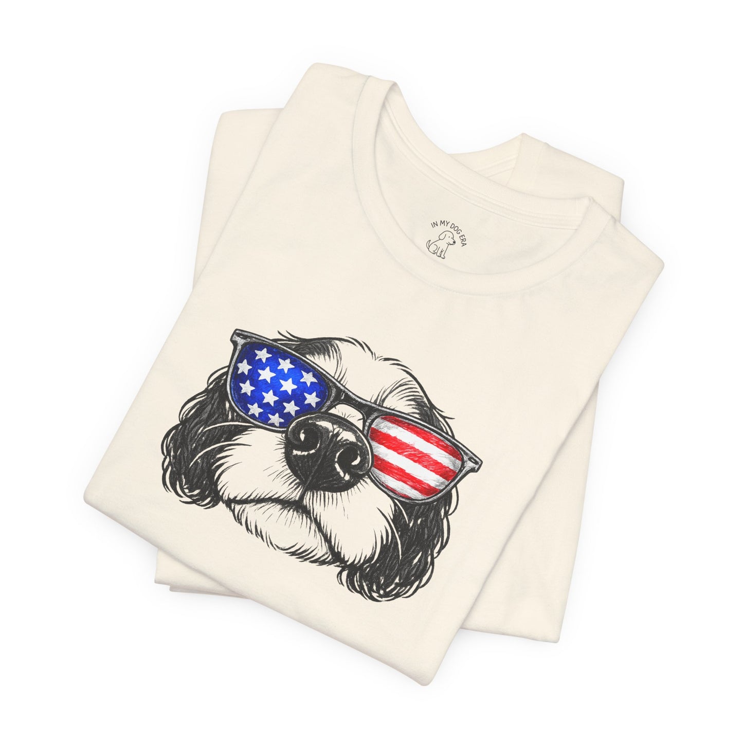 Red, White & BOOP Cavalier King Charles Spaniel T-Shirt