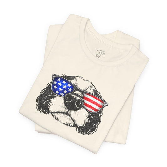 Red, White & BOOP Cavalier King Charles Spaniel T-Shirt