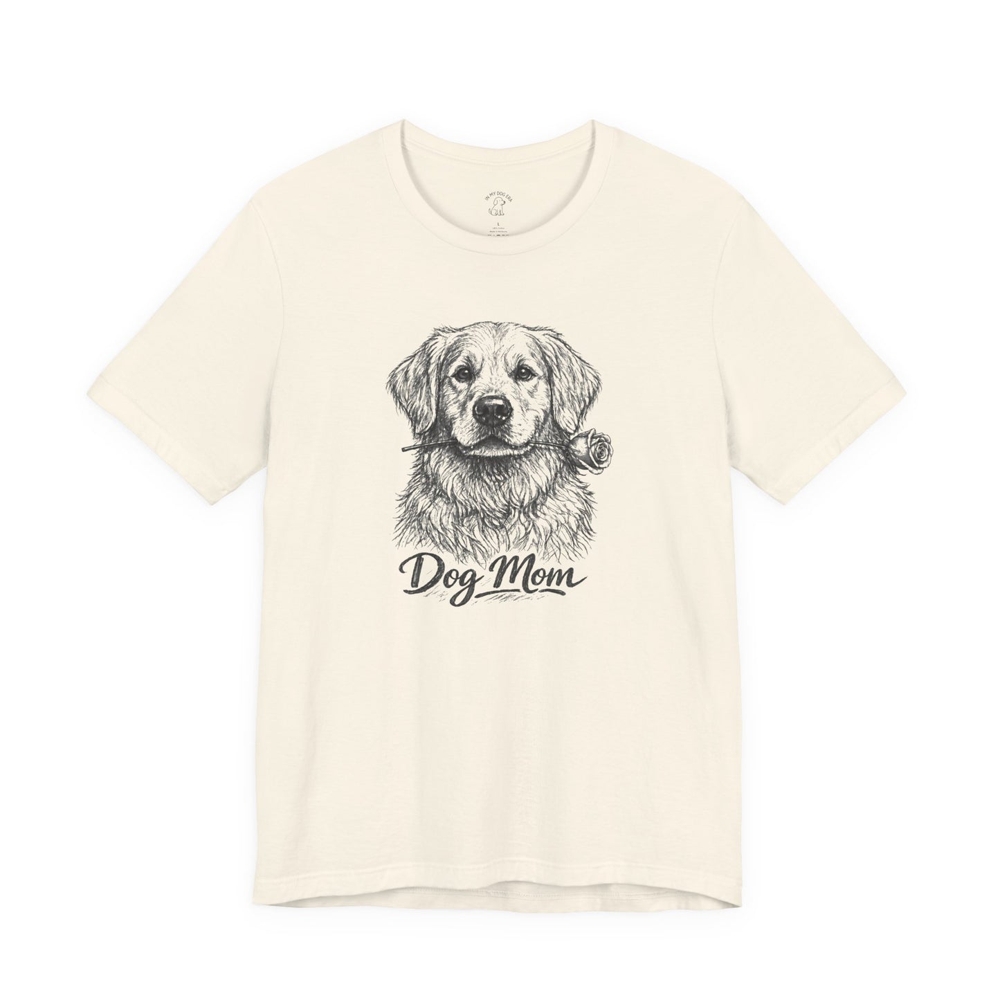 Golden Retriever Dog Mom T-Shirt (Rose Collection)
