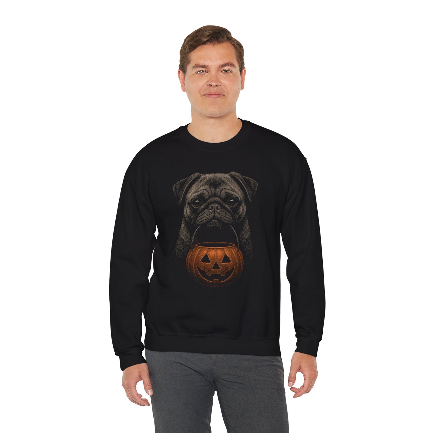 Pug Halloween Sweatshirt – Boop or Treat