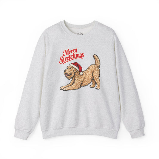 Wheaten Terrier Christmas Sweatshirt | Merry Stretchmas