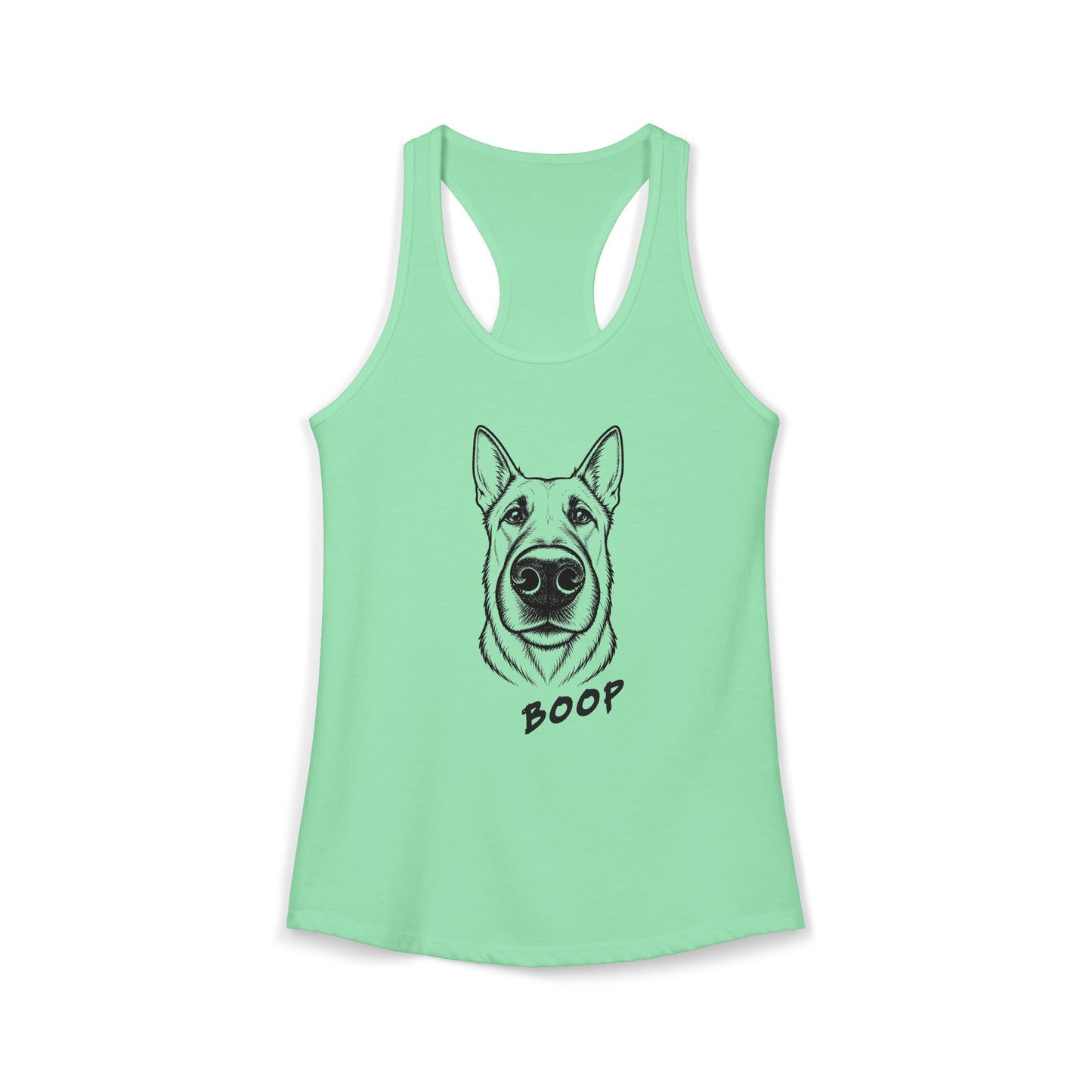 BOOP Classic - Belgian Malinois - Women's Racerback Tanktop