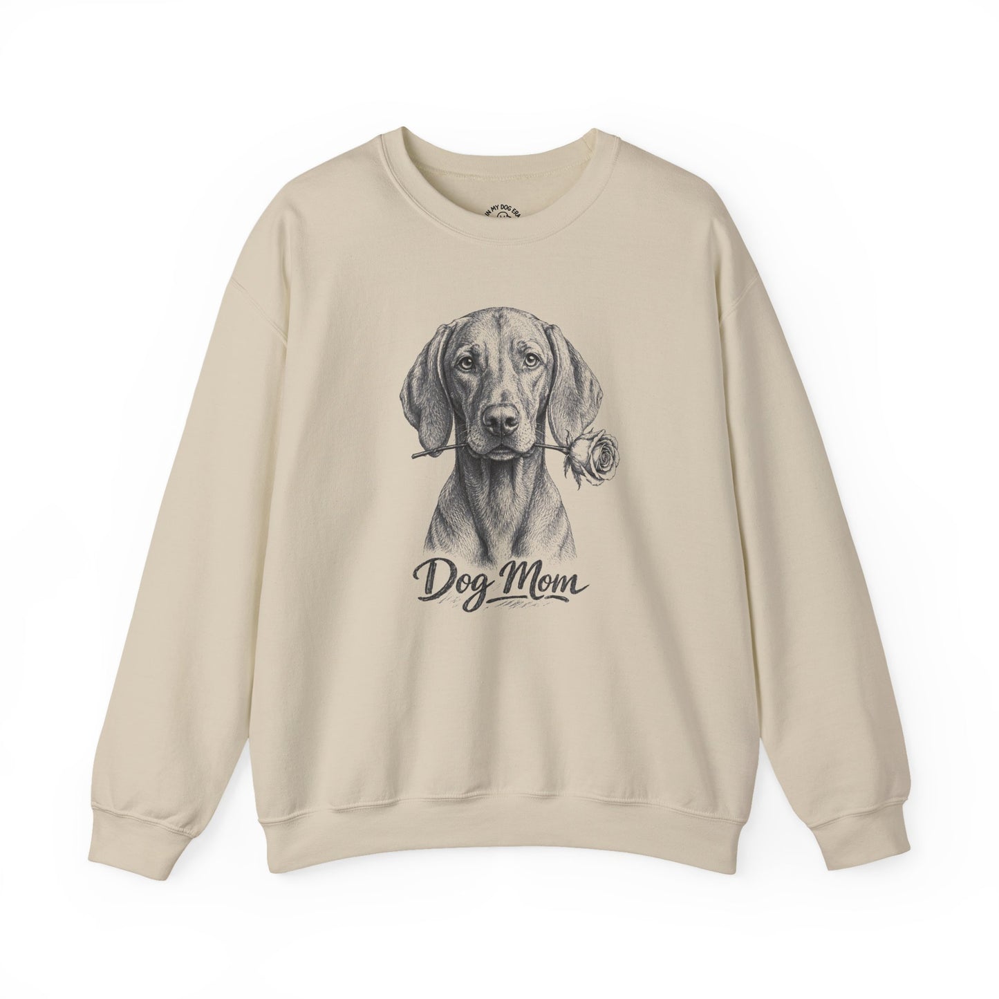 Vizsla Dog Mom Sweatshirt (Rose Collection)