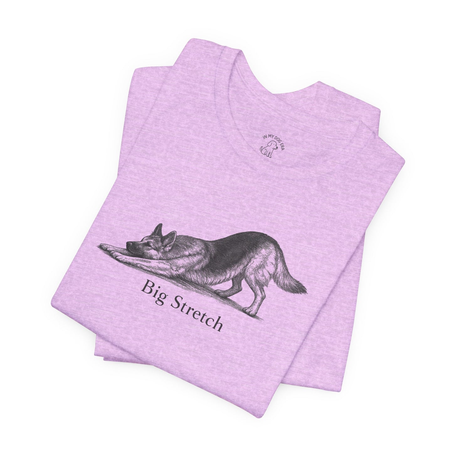 Big Stretch German Shepherd T-Shirt