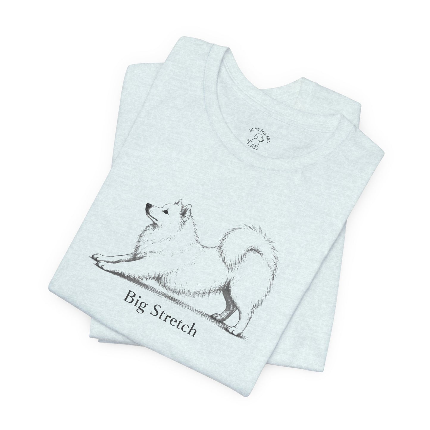 Big Stretch American Eskimo Dog T-Shirt