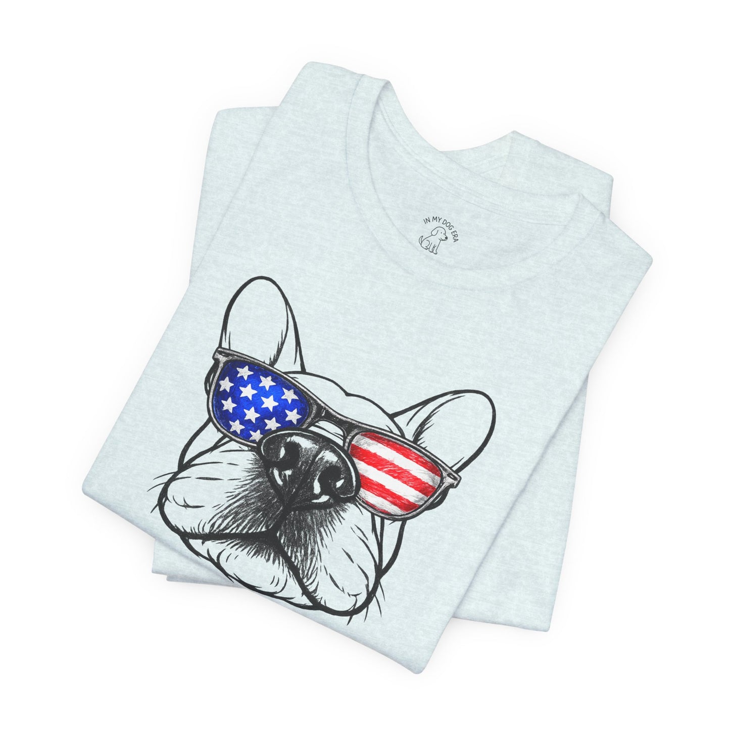 Red, White & BOOP French Bulldog T-Shirt