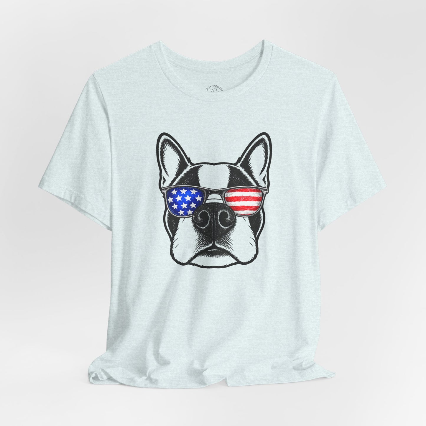 Red, White & BOOP Boston Terrier T-Shirt