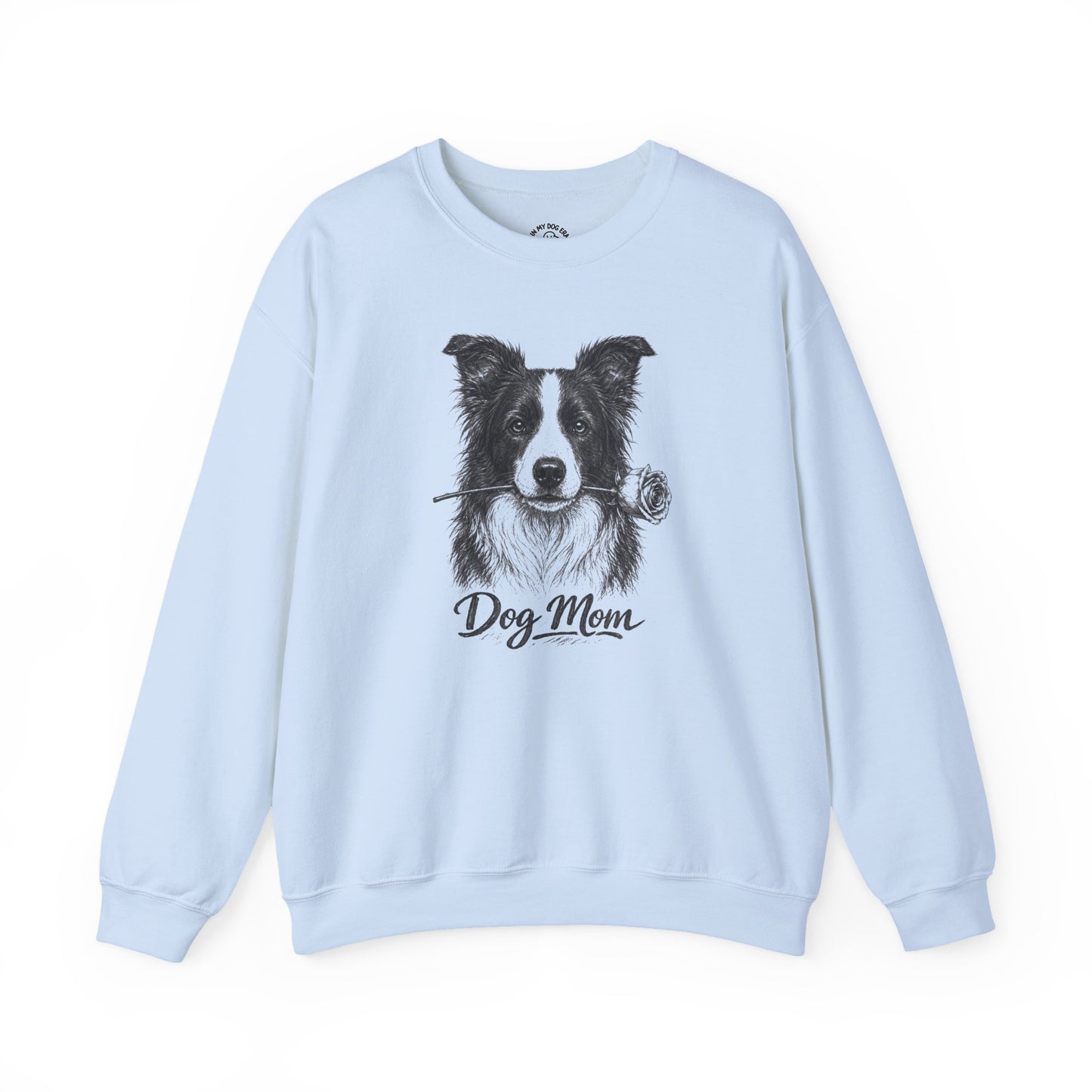 Border Collie Dog Mom Sweatshirt (Rose Collection)
