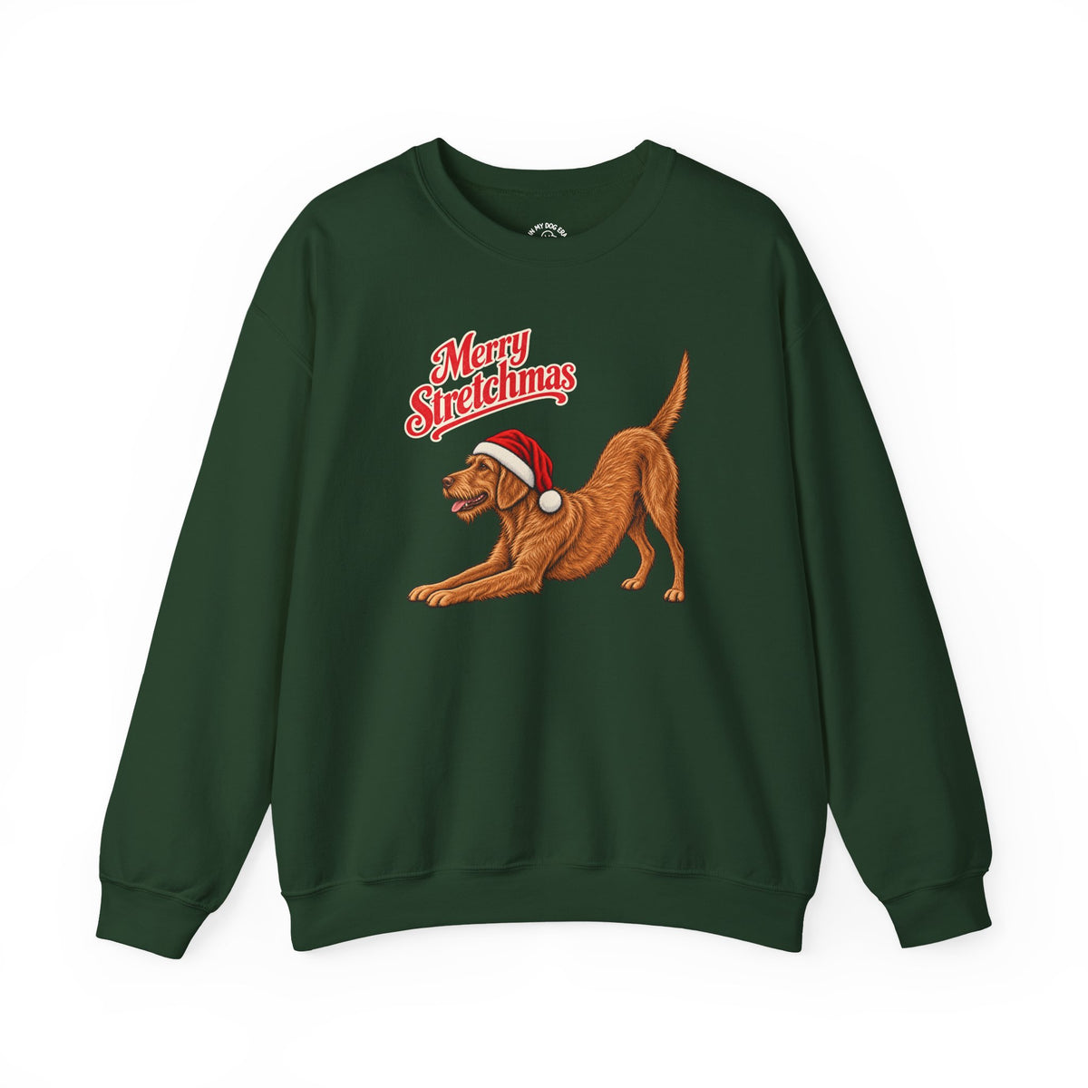 Wirehaired Vizsla Christmas Sweatshirt | Merry Stretchmas