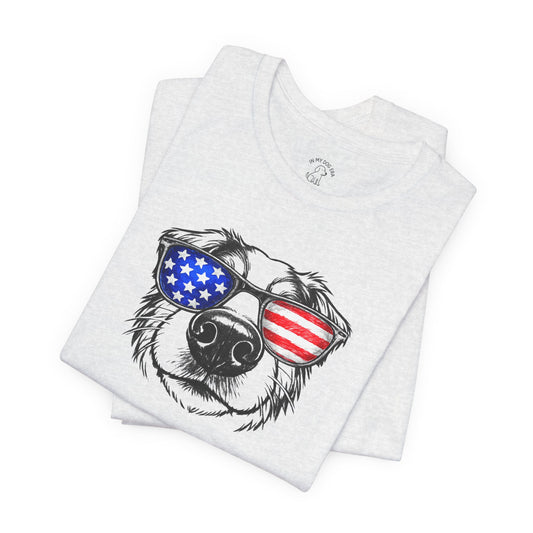 Red, White & BOOP Australian Shepherd T-Shirt