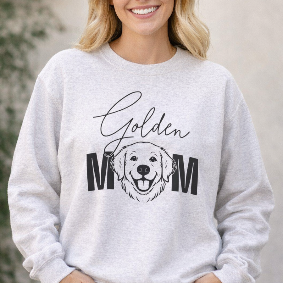 Golden Mom Sweatshirt | Golden Retriever Dog Mom Shirt