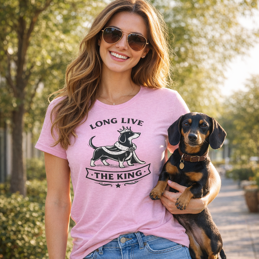 Long Live the King Dachshund T-Shirt